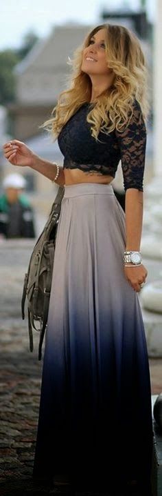 
                    
                        Little Lace Blouse With Long Skirt Cool Outfit | Fashion Inspiration
                    
                