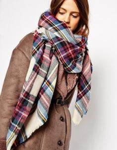 
                    
                        ASOS Oversized Square Scarf In Check // snuggly // plaid
                    
                