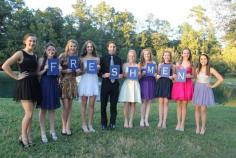 Chloe's friends before their first homecoming.