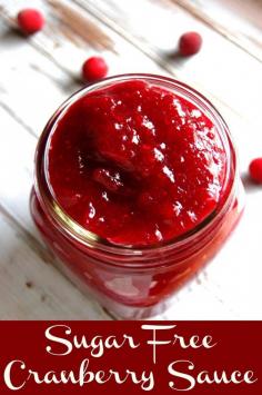 
                    
                        Sugar Free Cranberry Sauce - Healthy and nobody will even notice is has no sugar!
                    
                