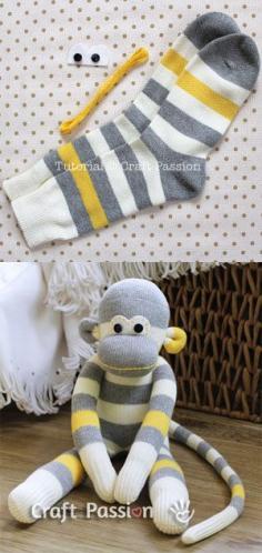 
                    
                        Sock Monkey! A real tutorial on how to make a sock monkey! @ seduhairstylestip...
                    
                