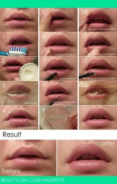 
                        
                            Natural Look Lip Makeup Tutorial | Valerie D.'s (Valeritte) Photo | Beautylish
                        
                    