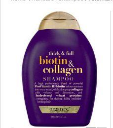 
                        
                            organix biotin and collagen shampoo... The best shampoo for fine thin hair
                        
                    