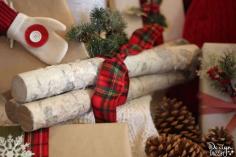 
                    
                        make faux birch logs using foam pool noodles, christmas decorations, crafts, seasonal holiday decor
                    
                