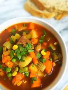 
                    
                        Vegetable Beef Soup by The Lemon Bowl
                    
                