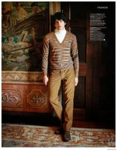 Sweater by Missoni Corduroy Cool: Simon van Meervenne Rocks Fall Corduroy Styles for British GQ