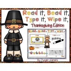 
                    
                        FREE Thanksgiving Read It, Bead It, Type It, Wipe It Printables from #sponsor @Educents Educational Products -- LIMITED TIME!
                    
                