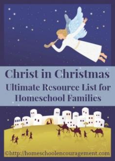 
                    
                        Christ in Christmas - a huge list of resources to help you keep Jesus at the center of your Christmas celebrations.
                    
                
