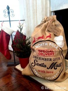 
                    
                        CHRISTMAS SACK PERSONALIZED Large Santa Sack by KellyAvenue
                    
                