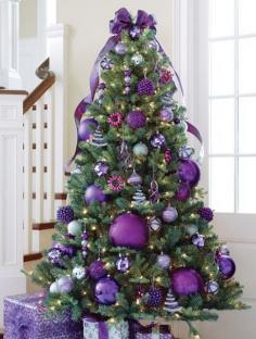 
                        
                            Pretty little purple Christmas tree~❥
                        
                    