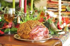 
                    
                        Hot Buttered Rum and Pecan Encrusted Christmas Ham
                    
                