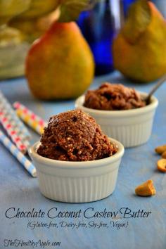 Chocolate Coconut Cashew Butter #glutenfree