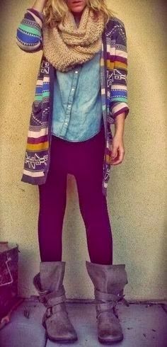 
                    
                        Fashion And Style: love the scarf and boots
                    
                