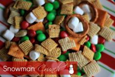
                    
                        Snowman Crunch - {Fun Party Mix for the Kiddos} #recipe #Christmas
                    
                