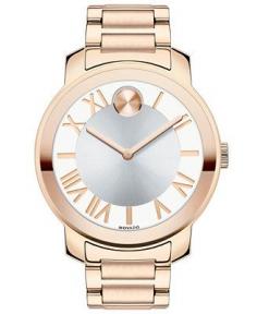 
                    
                        Movado Swiss Bold Rose Gold Ion-Plated Stainless Steel Bracelet Watch 39mm 3600200
                    
                