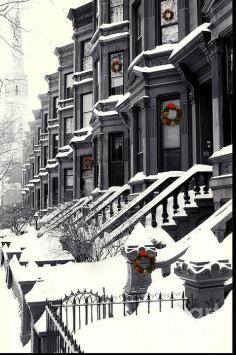 
                    
                        Carroll Street, Park Slope, Brooklyn. I lived in one of these brownstones. The rooms had wonderful high ceilings, beautiful woodwork and built in cabinets in the dining room.
                    
                