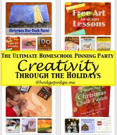 
                    
                        Creativity Through the Holidays at The Ultimate Homeschool Pinning Party
                    
                