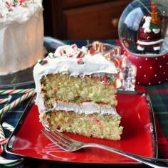 
                    
                        Candy Cane Cake - a festive take on one of our most popular scratch cake recipes, the White Velvet Cake. Great for Christmas parties and cupcakes too.
                    
                