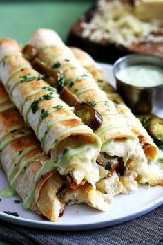 
                    
                        Cream cheese, jalapeños, and chicken all come together in these irresistible crispy taquitos! This is one amazing go-to crockpot recipe you'll make again and again! Serve these up as a main dish or they're perfect for game day appetizers - either way you can't go wrong!
                    
                