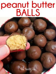 
                    
                        Peanut Butter Chocolate Balls Recipe - Only 5 ingredients and so easy to make!
                    
                