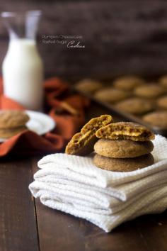 
                    
                        Sugar Spice Cookies with Pumpkin Cheesecake Filling
                    
                