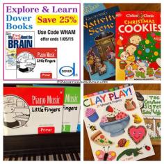 
                    
                        Christmas cookies, the pieces to a nativity scene and paper snowflakes abound at our house – all because of Dover Publications! In addition to these, we have some wonderful instructional resources that will take you and your homeschool into January and beyond. ~Don’t miss the giveaway at the
                    
                