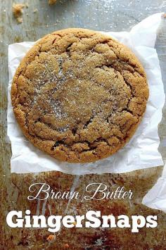 
                    
                        Soft and Chewy Brown Butter Gingersnaps
                    
                