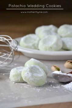 
                    
                        pistachio wedding cookies by @Jennifer | Mother Thyme
                    
                