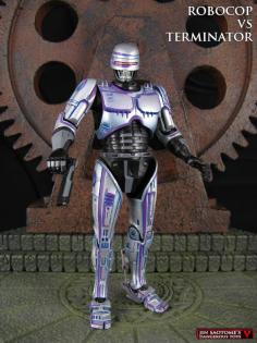 
                    
                        Custom Robocop vs Terminator T-800 Robodrone figure
                    
                