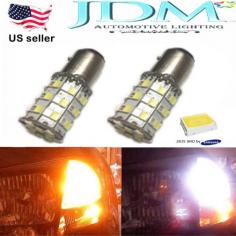 
                    
                        JDM ASTAR 700 Lumens AX-2835 SMD White/Amber 1157 7528 2357 Switchback LED Bulbs #JDMASTAR
                    
                