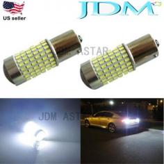 
                    
                        JDM ASTAR 144-SMD Extreme Bright 1156 BA15S White Backup Reverse Brake LED Bulbs #JDMASTAR
                    
                