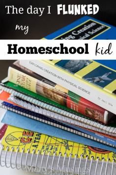 
                    
                        Think you're the only family who struggles with school and life with your children? Homeschooling mom and blogger Marty's Musings shares an honest, intimate look at school at home by sharing the day she flunked her homeschool kid. Yes, she really did!
                    
                