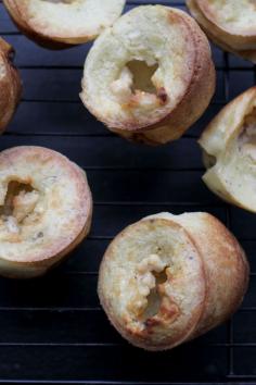 
                    
                        These goat cheese and honey stuffed popovers have the perfect sweet and savory edge, and would make for a great holiday appetizer or soup accompaniment!
                    
                