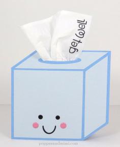 
                    
                        Get Well Soon tissue box card
                    
                