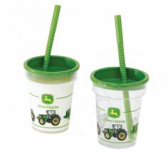 
                    
                        These great John Deer plastic cups are perfect for a take home gift for all of your party goers.  Measuring 4" tall and 3 1/4" across they are a great size for a children's party cup.  Tractors and big trucks are a favorite of boys and girls, so have a John Deere Tractor themed birthday party this year.  Your Child will love all of our great John Deere Tractor accessories.
                    
                