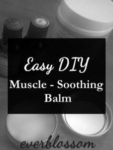 
                    
                        Super easy recipe for homemade, all natural muscle soothing balm
                    
                