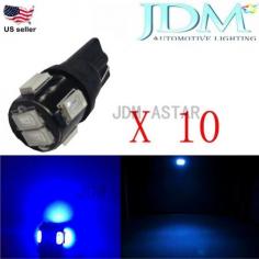 
                    
                        JDM ASTAR 10x T10 Wedge Blue 5630 LED License Plate Light Bulb 194 168 2825 W5W #JDMASTARDoorCourtesyCargoGloveBoxLight
                    
                