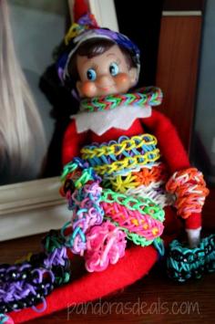 
                    
                        Elf on the Shelf: Tootsie gets wrapped up in the Rainbow Loom craze! See more here: pandorasdeals.com...
                    
                