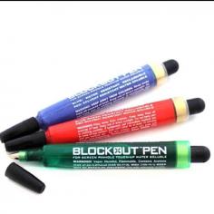 
                    
                        Block Out Pens for Plastisol, Water-Based/Discharge and Red for Solvents. #screenprinting @anthemprinting
                    
                