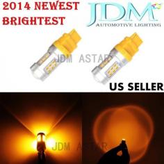 
                    
                        JDM ASTAR 360° 3156 3056 Amber Samsung 5730 SMD LED Turn Signal Blink Light Bulb #JDMASTAR
                    
                