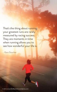 
                    
                        Nothing clears your mind better than a run. Leave it all out on the road and come home feeling better.
                    
                