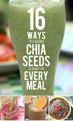 
                    
                        16 Ways to Make Chia Seeds a Part of Every Meal!  #superfoods #chiaseeds #skinnyms
                    
                