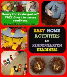 
                    
                        Easy Home Activities for Kindergarten Readiness
                    
                