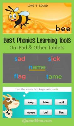 
                    
                        Best Phonics Learning Tools for Kids on iPad and Other Tablets #kidsapps
                    
                