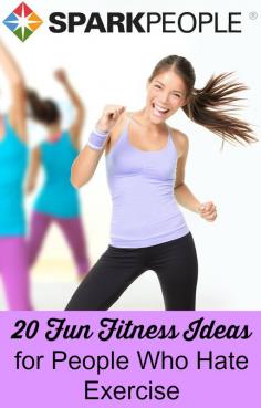 
                    
                        Think you hate exercise? Think again! These fit ideas are perfect for you! |via @SparkPeople #fitness #workout #motivation
                    
                