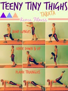 
                    
                        Teeny Tiny Thighs {Tabata Workout} by Kama Fitness
                    
                
