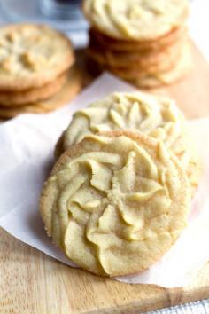 
                    
                        Vanilla Spritz Shortbread Cookies - Erren's Kitchen -  a sweet and buttery cookie with beautifully crisp edges.
                    
                