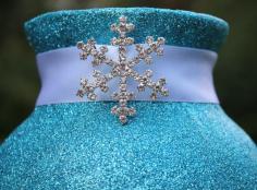 
                    
                        Glittered Snowflake Vase Ice Blue Frozen by TheShowerPlanner
                    
                