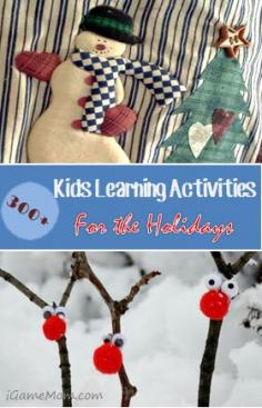
                    
                        more than 300 holiday themed kids learning activities #LearnActivities
                    
                