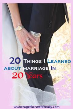 
                    
                        20 things i have learned about marriage in 20 yrs! Lots of great advice for marriage!
                    
                